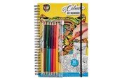 Kreativa spel - Grafix Color by Number Coloring Book with Crayons. - 150081