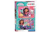 Pusselspel - Clementoni Puzzle Gabby's Dollhouse 2x20st. Golv - 24802