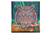Kreativa spel - Grafix Canvas Diamond Painting Tiger 30x30cm - 260008