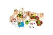 Träleksaker - Goki Dollhouse Garden Set 32 pcs. - 51729
