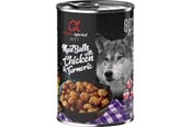 Hundar - Alpha Spirit canned meatballs with chicken & turmeric 400g - H20134