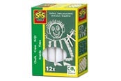Kreativa spel - SES Creative Chalk - White 12 pcs. - 00200