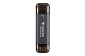 SSD - Transcend ESD310 SSD - 256GB - Svart - Extern SSD - USB 3.2 Gen 2x1 - TS256GESD310C