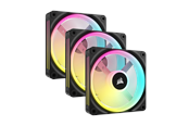 Chassi fläkt - Corsair iCUE LINK QX120 RGB Starter Kit - Black - CO-9051002-WW