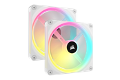 Chassi fläkt - Corsair iCUE LINK QX140 RGB Starter Kit - White - Chassi fläkt - 140mm - Vit med RGB-ljus - 37 dBA - CO-9051008-WW