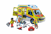 Playmobil - Playmobil City Action - Ambulans med ljus och ljud - 71202