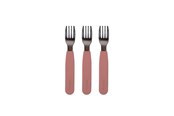 Babyvård - Filibabba Silikone gafler 3-pak - Rose - FI-02265