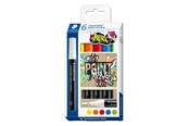 Skriv- och ritverktyg - Staedtler Paint marker Lumocolor 2.4mm 6pcs - 349 C6