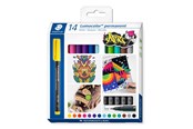 Skriv- och ritverktyg - Staedtler Universal pen Lumocolor F per 14pcs - 318 C14