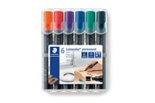 Skriv- och ritverktyg - Staedtler Marker Lumocolor permanent 6pcs.box - 350 WP6
