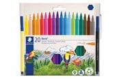 Skriv- och ritverktyg - Staedtler Fibre-tip pens Noris 20pcs wallet - 326 C20