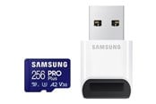 Flashram & USB Flash Drives - Samsung PRO Plus SD + USB Card Reader - 180MB/s - 256GB - MB-MD256SB/WW