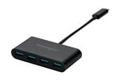 USB Hub - Kensington CH1200 USB-C® 10 Gbit/s 4-portshubb USB Hub - 4 porte - Svart - K33616WW
