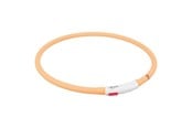 Hundar - Trixie USB Flash Light Ring XS–XL: 70 cm/ø 10 mm. Orange - TX12646