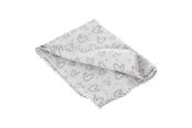 Hundar - Dogman Fleece Blanket Heart Grey 100x70cm - 810506