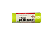 Hundar - Dogman Tjocka Bajspåsar med Knythandtag Lime (50-pack) - 738831