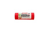 Hundar - Dogman Tjocka Bajspåsar med Knythandtag Röd (50-pack) - 738832