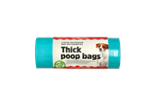 Hundar - Dogman Tjocka Bajspåsar med Knythandtag Turkos (50-pack) - 738836
