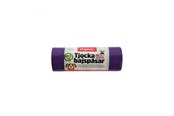Hundar - Dogman Tjocka Bajspåsar med Knythandtag Lila (50-pack) - 738837