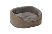 Hundar - Dogman Bädd m hög kant Sherpa Brun L - 805086