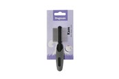 Katter - Dogman Dubbelsidig Kam med Gummihandtag 12cm - 717036
