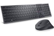 Tangentbord - Dell Premier Collaboration Keyboard and Mouse Nordic - Tastatur & Mus set - Nordisk - Grå - KM900-GR-NOR