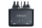 KVM switch - StarTech.com 2-Port USB-C Cable KVM Switch 4K 60Hz DisplayPort Output Compact KVM with 4ft/1.2m USB Type-C/Audio Integrated Cables Bus Powered - C2-D46-UC2-CBL-KVM