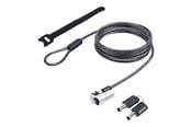 Systemtillbehör - StarTech.com Nano Laptop Cable Lock 6ft (2m) Anti-Theft Keyed Lock Security Cable Locks Nano Slot Computers - NANOK-LAPTOP-LOCK