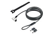 Systemtillbehör - StarTech.com Laptop cable lock 6Ft Compatible With Noble Wedge Laptop Cable Lock 6Ft (2m) Anti-Theft Keyed Lock Security Cable - NBLWK-LAPTOP-LOCK