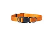 Hundar - Dogman Nylon Hundhalsband Iris Orange XL 25mmx38-66cm - 123027