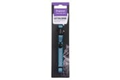 Katter - Dogman Katt halsband Gina med Cat Safe-mekanism och Bjällra Turkos 30cm - 154503