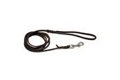 Hundar - Dogman Leather Leash Lina Brown S 9mm x 180cm - 220315