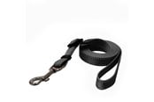 Hundar - Dogman Iris Justerbart Nylon Hundkoppel Svart Liten 10mm 120-200cm - 223000