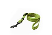 Hundar - Dogman Iris Justerbart Nylon Hundkoppel Grön Liten 10mm 120-200cm - 223004