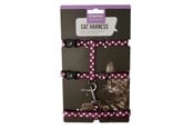 Katter - Dogman Kattsele-set Dot Lila - 225229