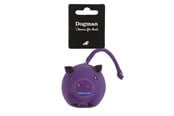 Hundar - Dogman Hundleksak Latex Lila Gris med Pipleksak 21cm - 325014