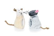Katter - Dogman Kattleksak Möss med Repsvans (2-pack) 10cm - 331212
