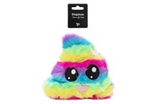 Hundar - Dogman Dog Toy Rainbow Poop Kawaii Plushie Squeaker 20cm - 333400