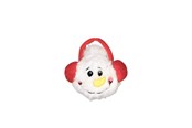 Hundar - Dogman Cat Toy Christmas Snowman Head 15cm - 333437