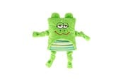 Hundar - Dogman Grön Frogge Plutt Pipande Plysch Hundleksak 20cm - 334043