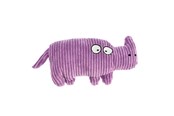 Hundar - Dogman Pet Toy RhinoSweet Corduroy Squeaker 20cm - 334099