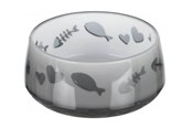 Katter - Trixie Plastic Bowl for Cats 0.3 l/ø 12 cm Assorted Colours - TX24420