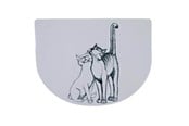 Katter - Trixie Place Mat Pussy Cats 40 × 30 cm white - TX24540