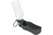 Hundar - Trixie Bottle with Bowl 0.25 l assorted colours - TX2462