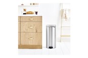 Rengöring - brabantia newIcon - rubbish bin - 30 L - matt steel - 11 43 80