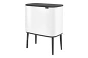 Rengöring - brabantia Bo Touch Bin - rubbish bin - 33 L - white - 31 35 23