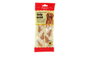 Hundar - Dogman Chicken Strip Braid 2-pack M - 320221