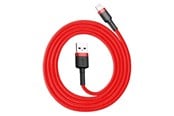 USB-kabel - Baseus Cafule USB Lightning Cable 2.4A 0.5m (Red) - CALKLF-A09