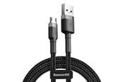 USB-kabel - Baseus Cafule Micro USB cable 1.5A 2m (Gray + Black - CAMKLF-CG1