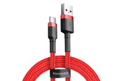 USB-kabel - Baseus Cafule cable USB-C 3A 1m (Red) - CATKLF-B09